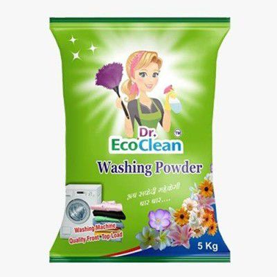 Dr. EcoClean White Jasmine Detergent Washing Powder, For Laundry, 5 kg