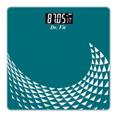 Dr. Fit Glass Top Electronic Digital Weighing Scale