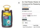 Dr. Fixit Plaster Master Advanced Liquid Waterproofing Compound for Plastering, Internal | External | Ceiling, 5 Litre...