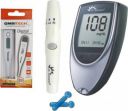 Dr. Morepen BG03 glucometer with AmbiTech Digital Thermometer ( No Strips ) Glucometer (Black)...