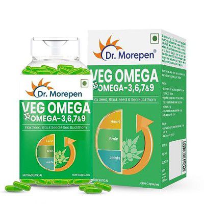 DR. MOREPEN Omega 3 Deep Sea Fish oil Vegetarian Capsules 500mg