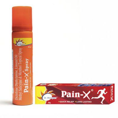 DR. MOREPEN PAIN RELIEF COMBO (PAIN-X SPRAY 50 GM & PAIN-X GEL 30 GM)