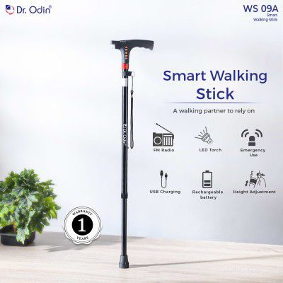 Dr. Odin Walking Stick (SOS Alarm, GB-819, Black)
