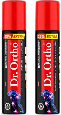 Dr. Ortho Pain Relief 75ml(pack of 2) Spray (2 x 75 ml)