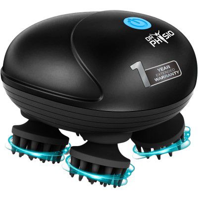 Dr Physio USA Scalp Massager, Rechargeable Electric Head Massager