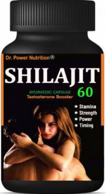 Dr Power Nutrition Sexual power SHILAJIT ayurvedic original long timing capsule for men, 60