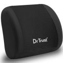 Dr Trust Lower Orthopedic Backrest Pillow Premium Memory Foam For Pain Relief & Lumbar Support Back Cushion, Black...