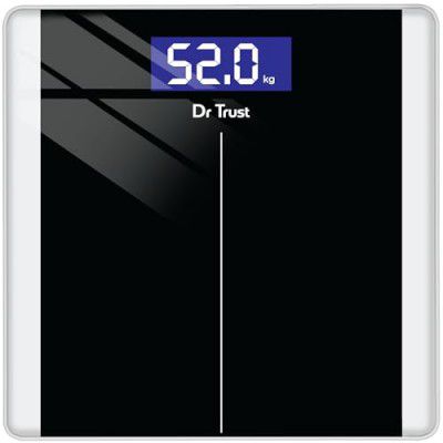 Dr Trust USA Balance Personal Digital Electronic Body Weight Machine for Human Body 180kg Capacity Weighing Scale- 513