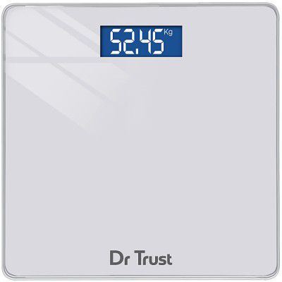 Dr Trust USA Elegance Personal Digital Electronic Body Weight Machine for Human Body 180kg Capacity Weighing Scale-514 (Quick Silver)…