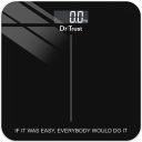 Dr Trust USA Inspire Personal Digital Electronic Weight Machine For Human Body 180Kg Capacity Weighing Scale-523 (Black)...