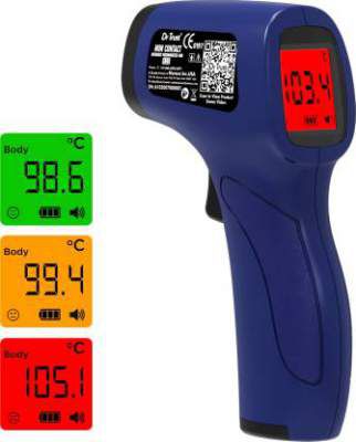 Dr. Trust (USA) Model 610 Non Contact Infrared Forehead Digital Laser Thermal Scanner Gun
