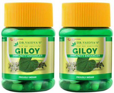 Dr. Vaidyas - Ayurveda Giloy Capsules For Immunity Booster - Pack of 2 (30 Capsules Each)