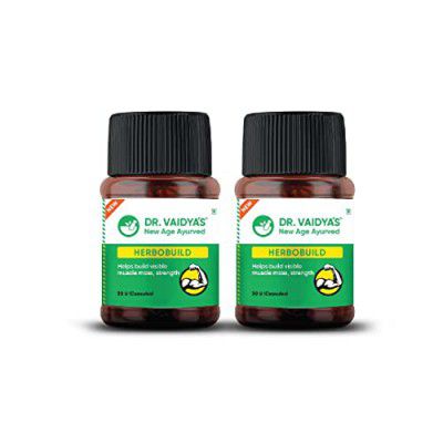 DR. VAIDYAS Herbobuild Pack of 2 (30 capsules Each)