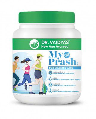Dr. Vaidya’s My Prash Sugar-free Chyawanprash for Diabetes Care, Gluten-free, Daily Energy & Immunity Booster, 50+ Ayurvedic, Natural Herbs (500 g)