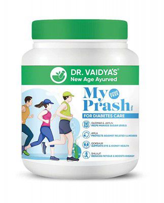 Dr. Vaidya’s My Prash Sugar-free Chyawanprash for Diabetes Care , Gluten-free, Daily Energy & Immunity Booster, 50+ Ayurvedic, Natural Herbs ( 500 g)