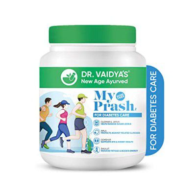 Dr. Vaidya’s MyPrash Sugar-free Chyawanprash for Diabetes Care 900 gm | Sugar free| Gluten-free | Manage Sugar Levels | Daily Energy & Immunity Booster| 50+ Ayurvedic, Natural, High-Quality Herbs