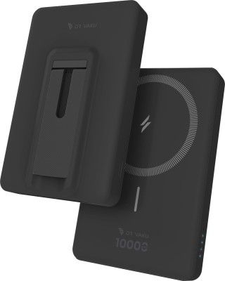 DR VAKU 10000mAh Magnetic Wireless Power Bank (Input & Output) 15w - Black