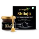 Dr Vedic 100% Pure & Natural Himalayan Shilajit/Shilajeet Resin Improves - Strength | Energy | Immunity - 20g...
