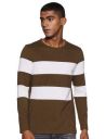 Drapish Men's Striped Regular fit T-Shirt...