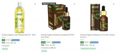 Dravida Organics Bath Essential Oil Start At Rs 99