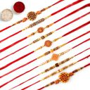 Dreamica Rakhi for Brother, Set of 10 Dora Rakhi with Greeting Card and Tilak Set Combo | Best Rakhi for Brother | Pack Of 12 (10 Dora Rakhi, Greeting Card, Tilak Set) (DR-02)...