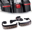 DREAMIZER Electra Glo Led Saddlebag Brake Tail Light Run Turn Signal LED Rear Lamp for Harley Touring 2014-2020 FLHR FLHRXS Road King Electra Glide Ultra Classic Low - Black Housing,Smoked Lens...