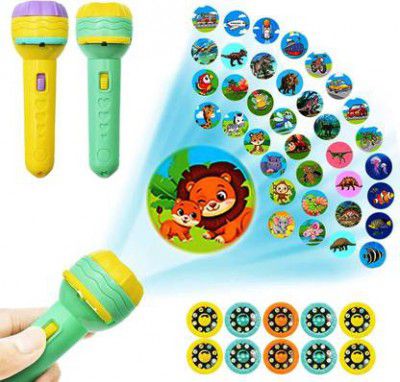 Dreamshop 3 Slides 24 Pattern Projector Flashlight Mini Torch