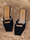Dressberry  Women Flats Sandal (Black , 6)...
