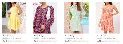 Dressberry Women's Dress Start at Rs.249