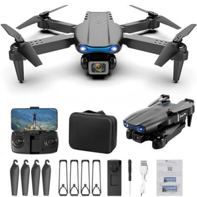 Drone with 4K 1080P HD Dual Camera One Key Start