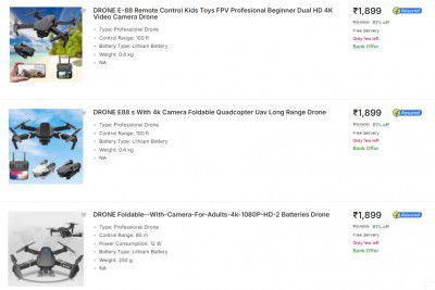 Flipkart : Drones Starts @1899