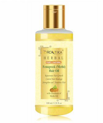 Drontika Fenugreek (Methi) Hair Oil for Hair Growth and Hair Fall Control , 100Ml