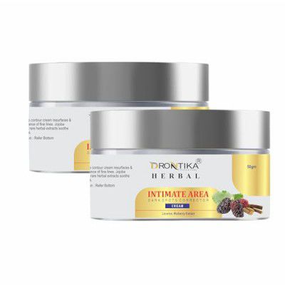 Drontika Herbal Intimate Area Whitening & Lightening Cream - 50gm -2 Pack