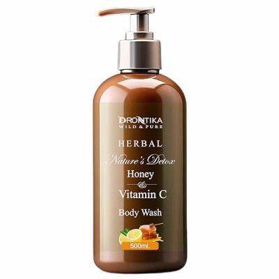 Drontika Wild & Pure Body Wash and Shower Gel for Women and Men, Refresh - 500ml | Soap-Free Bodywash