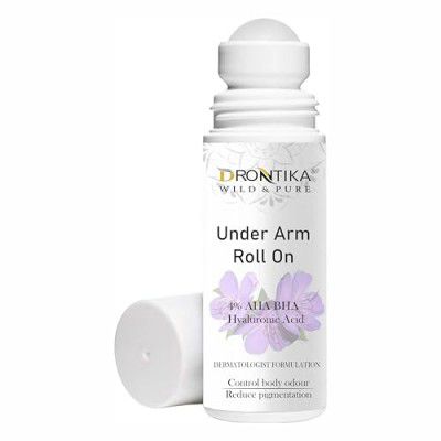 Drontika Wild & Pure UnderArm Roll-On with AHA, BHA, Lactic Acid & Mandelic Acid - 50ml