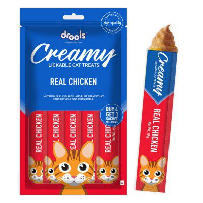 Drools All Life Stages Creamy Lickable Cat Treat Pack of 5