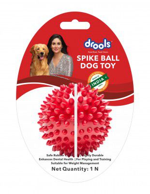 Drools Non-Toxic Rubber Toy for Dogs Hard Ball 