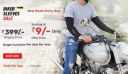 Droom: Biker Sleeve Sale Today @ 10 AM...
