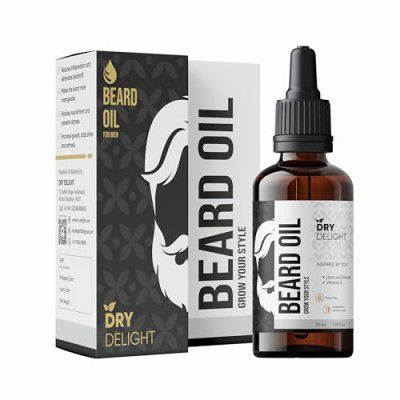 Dry Delight Beard Oil - Nourishing Oil for a Lush, Hydrated Beard | Natural Oil for Fast Beard Growth | Beard Growth Oil for Stronger & Fuller Beard - 30 ml