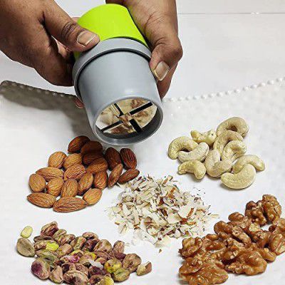 Dry Fruit Cutter & Slicer Gadgets (3 in 1, Mix Colour) Kitchen Tools Kitchen Gadgets Dryfruit Choppers for Kitchen Dry Fruit Slicer Dry Fruits Cutter for Kitchen Almond Slicer Dryfruit Cutter