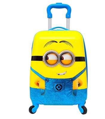 D's PARADISE Polycarbonate Hard Trolley Bag (DP18MIN_Yellow)