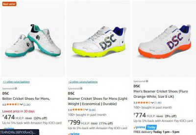 Amazon: DSC Mens Footwear | Starts At ₹462