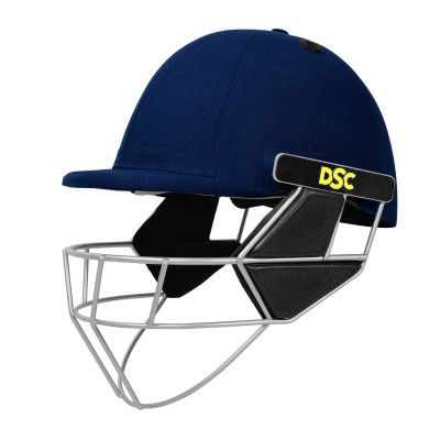 DSC Scud Lite Ti. Cricket Helmet for Mens with Neck Guard (Fixed Spring Steel Grill | Light Weight)