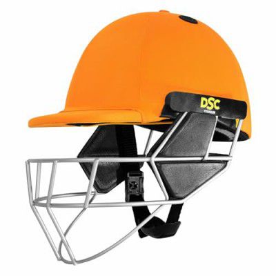 DSC Scud LITE Titanium Premium Cricket Helmet for Mens with Neck Guard (Fixed Spring Steel Grill | Light Weight)