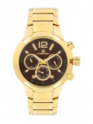 DSIGNER Analog Brown Dial Mens Watch-717 GM.9.G