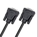 DTech 9 Pin Male to Male Cable 15ft DB9 to DB9 RS232 Serial Cable Null Modem Cord Cross TX/RX line for Data Communication (5m,Black)...