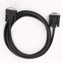 DTech DB9 RS232 9 Pin Serial Cable Male to Female Port Extension Null Modem Cord Cross TX/RX Line for Data Communication (15ft, Black, 5M)...