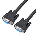 DTECH DB9 RS232 Serial Cable 9 Pin Female to Female Null Modem Cord Cross TX/RX line for Data Communication (6FT(2M))...