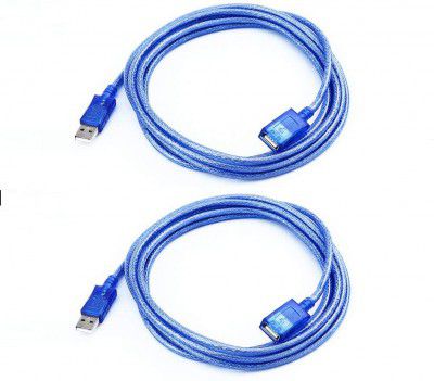 DTECH USB 2.0 Extension Cable 3m A Male to A Female Cord ?10ft,Blue