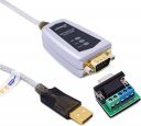 DTECH USB to RS422 RS485 Serial Port Converter Charging Adapter Cable with FTDI Chip Supports Windows 10, 8, 7, XP and Mac (1.2m, Silver)...